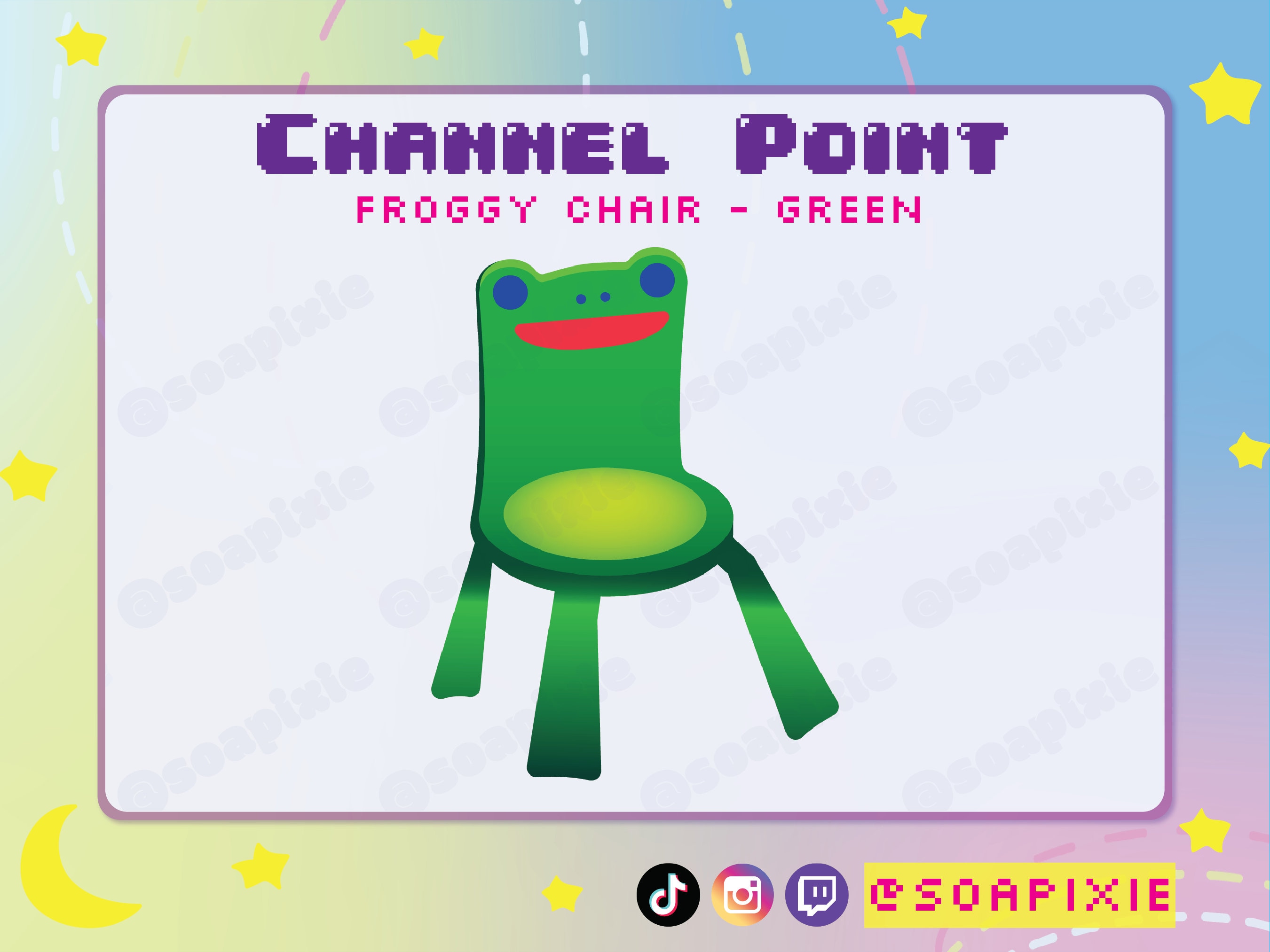 Froggy Chair Writing Chair Animal Crossing Frog Acnl Chairs