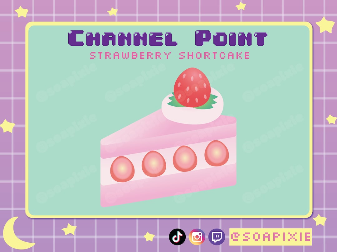 Strawberry Shortcake Channel Point Twitch Streamer Asset Redeem