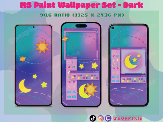 Purple Sun & Moon Painted Mobile Purple Sun & Moon Painted Mobile