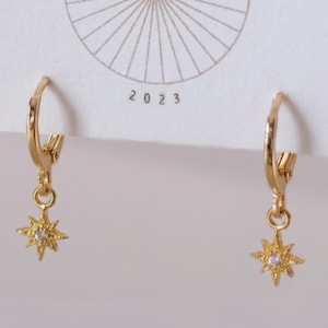 Tiny Star Huggies| Everyday and Special Occasion | Gold Plated