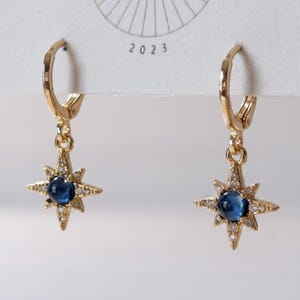 Blue Star Huggies| Everyday and Special Occasion | Gold Plated