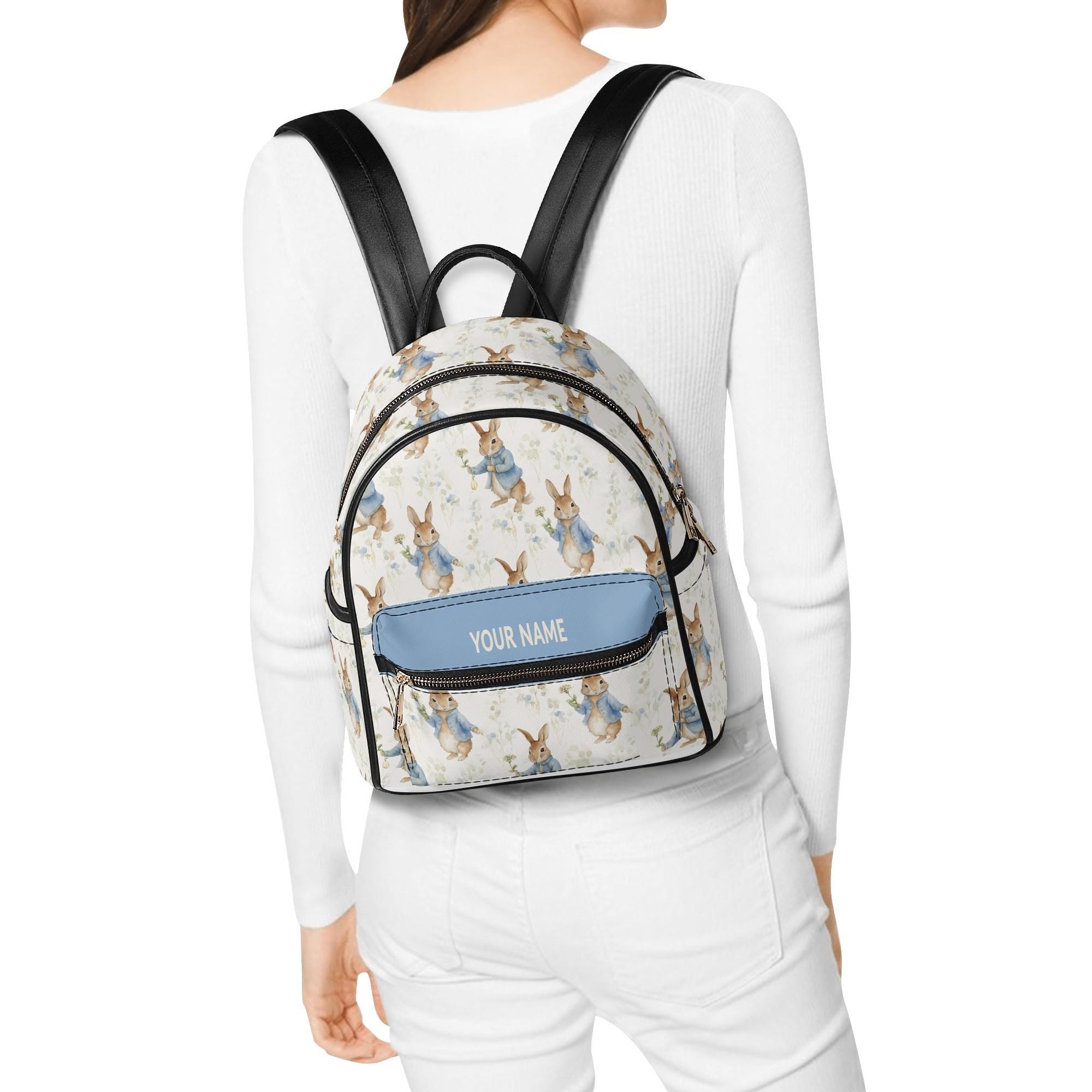Signare Arazzo Peter Rabbit Zaino casual per donna Zaino scuola Borsa da viaggio, Beige, M