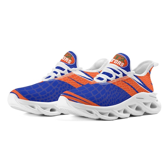 Men ladies Gator Sneakers Orange and Blue Shoes Gatorhide Shoes Custom Graphic Design All Over Print Florida Football FL Tennis Shoes Etsy