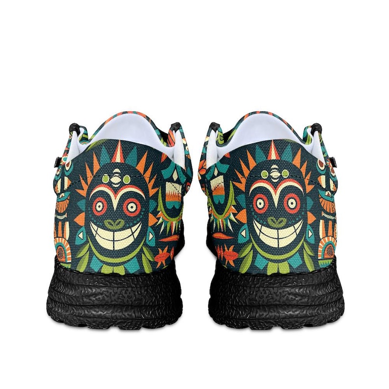Mocassins en toile à imprimé tiki coloré - Chaussures de vacances tropicales image 7