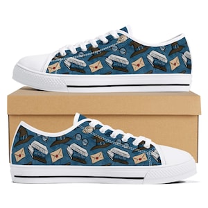 Wizard School Canvas Sneakers: Magic Potion Book Print