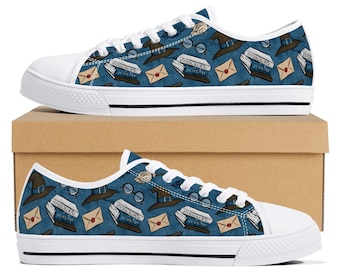Wizard School Canvas Sneakers: Magic Potion Book Print