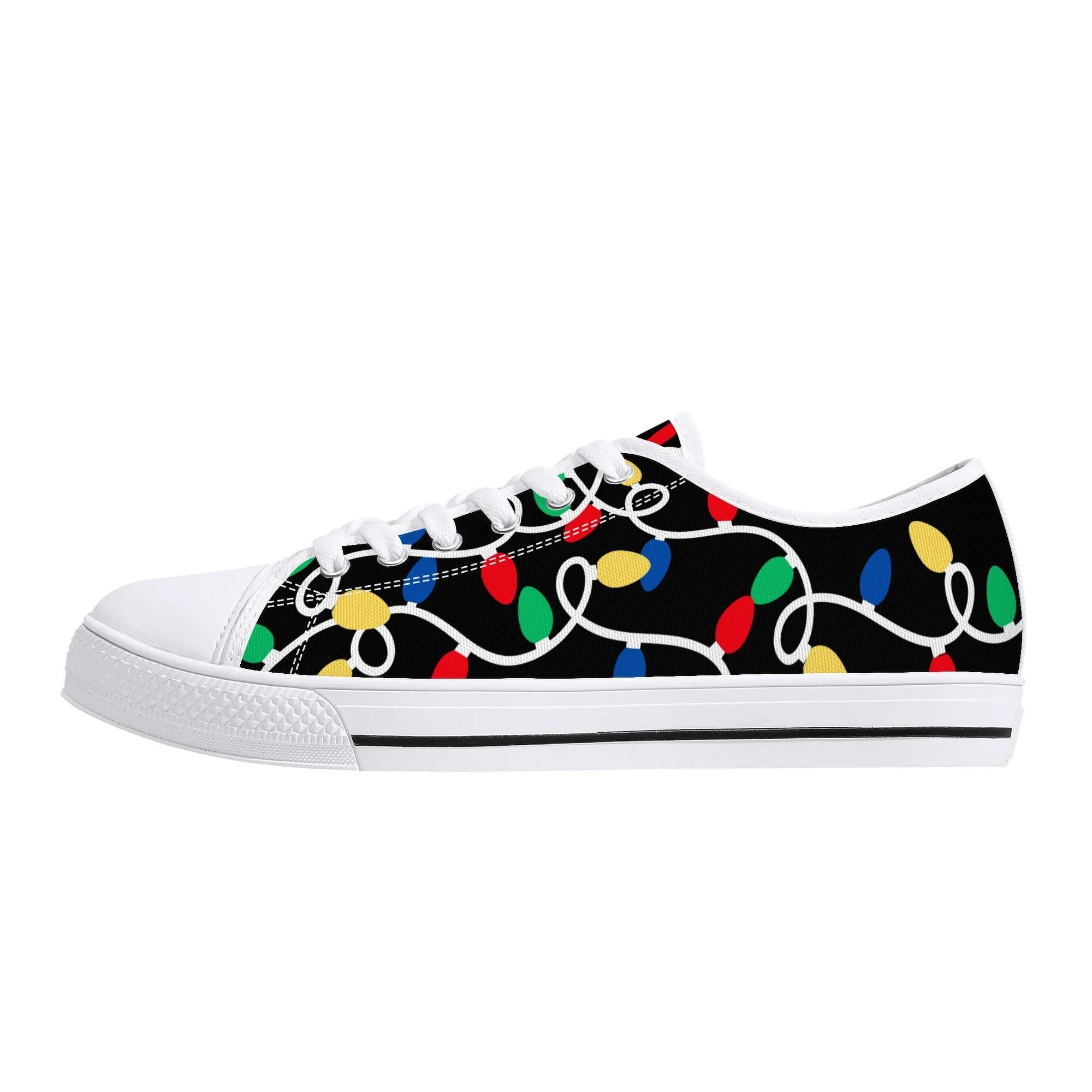 Discover Christmas Light Women's Low Top Sneakers