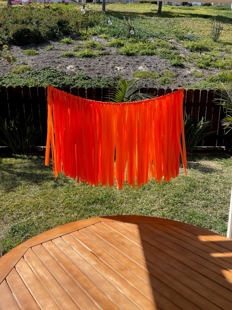 DIY Streamer Backdrop Kit Plastic Fringe Backdrop Make Your Own Fringe