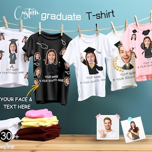 Custom Graduation T-Shirt: Personalized Class of 2025 Family Shirt