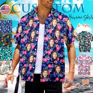 Custom Face Hawaiian Shirt: Personalized Photo Aloha Shirt