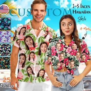 Custom Face Hawaiian Shirt: Personalized Photo Beach Shirt