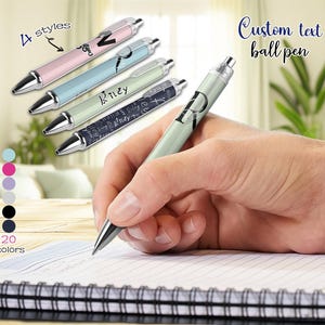 Personalized Name Ballpoint Pen: Custom Engraved Gift for Students & Coworkers