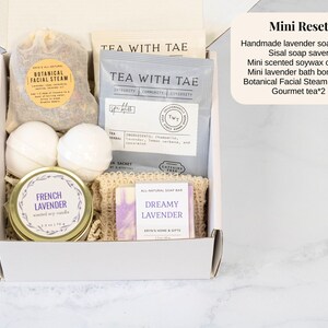 Caja de regalo para el Día Internacional de la Mujer, regalo corporativo, cesta de regalo feminista, regalo para el Día de la Mujer, paquete para mujer, regalo de empresa Mini Reset