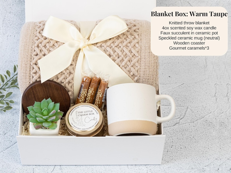 Birthday Gift Box, self care women, spa gift box, care package for her, hug in a box, congratulations gift, thank you gift for friend image 14