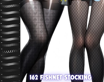 Bas Résille Cuissardes Haute Femme - Nylon Élasthanne, Semi-Transparent, Style Sensuel