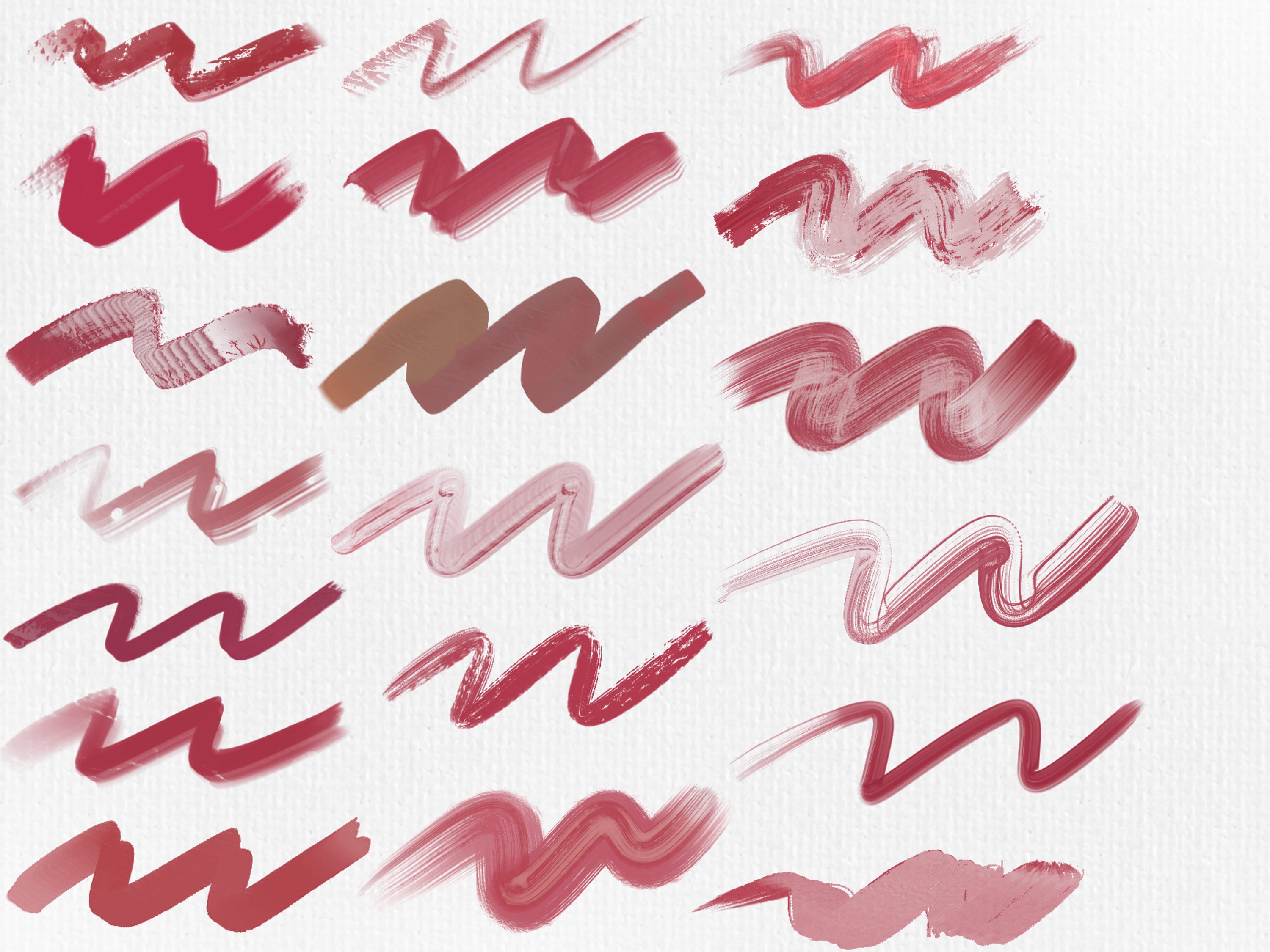 Procreate Textured Acrylic Paint Bundle Pack Brushes, Palette Knife