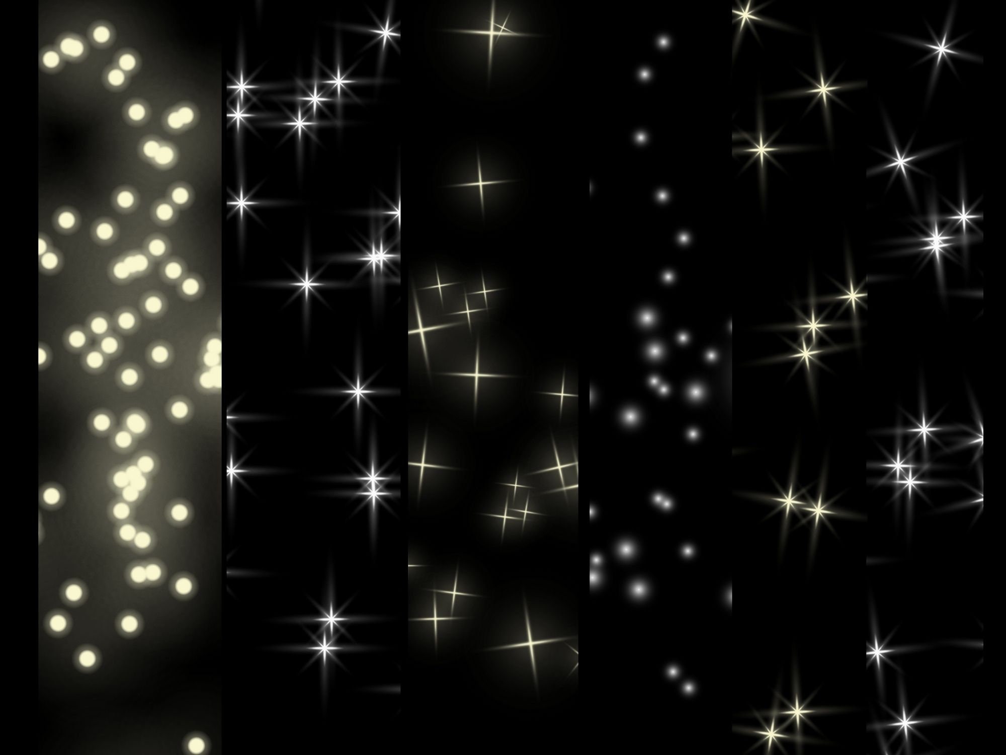 Celestial Stamp Brush Bundle - Procreate & Photoshop Bokeh Stars Moon ...