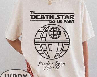 Star Wars Wedding Shirt, Custom Mr Mrs Shirt, Star Wars Couples Shirt, Mr Mrs Disney Shirts, Disney Honeymoon Shirt, Comfort Colors Shirts