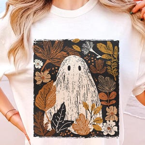 Halloween fall Ghost boho Png, girly Pink Pumpkin Png, Boho Floral Fall Png, Halloween Png, Autumn Vibes Png, Spooky Season Png popular now