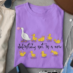 Très certainement pas tous de suite PNG, Funny Duck Humour Meme Quirky Ducks png, Sarcastique humour adulte style rétro Goose PNG Sublimation