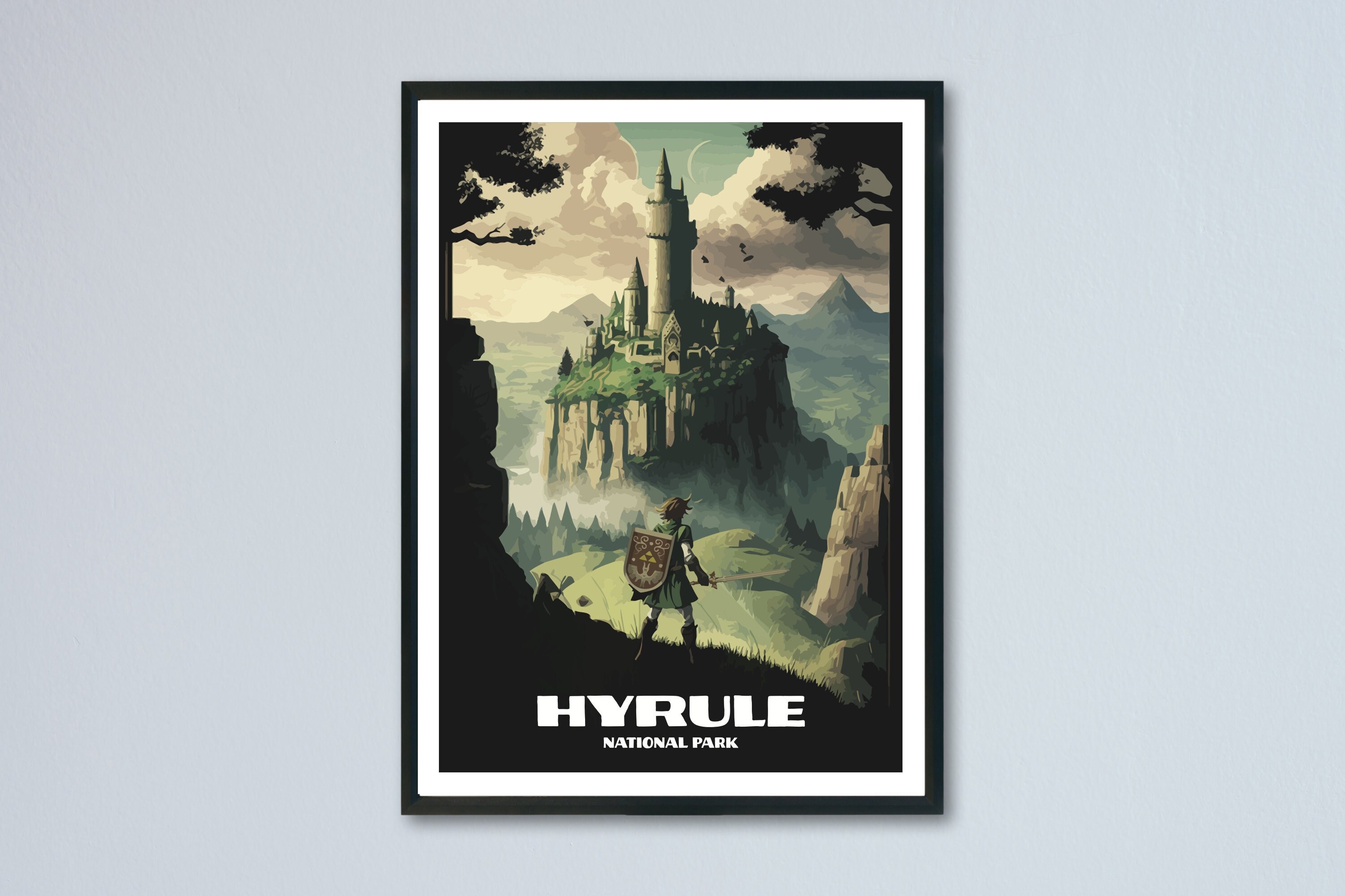 Hyrule Minimalist National Park Poster Digital Download Home - Etsy