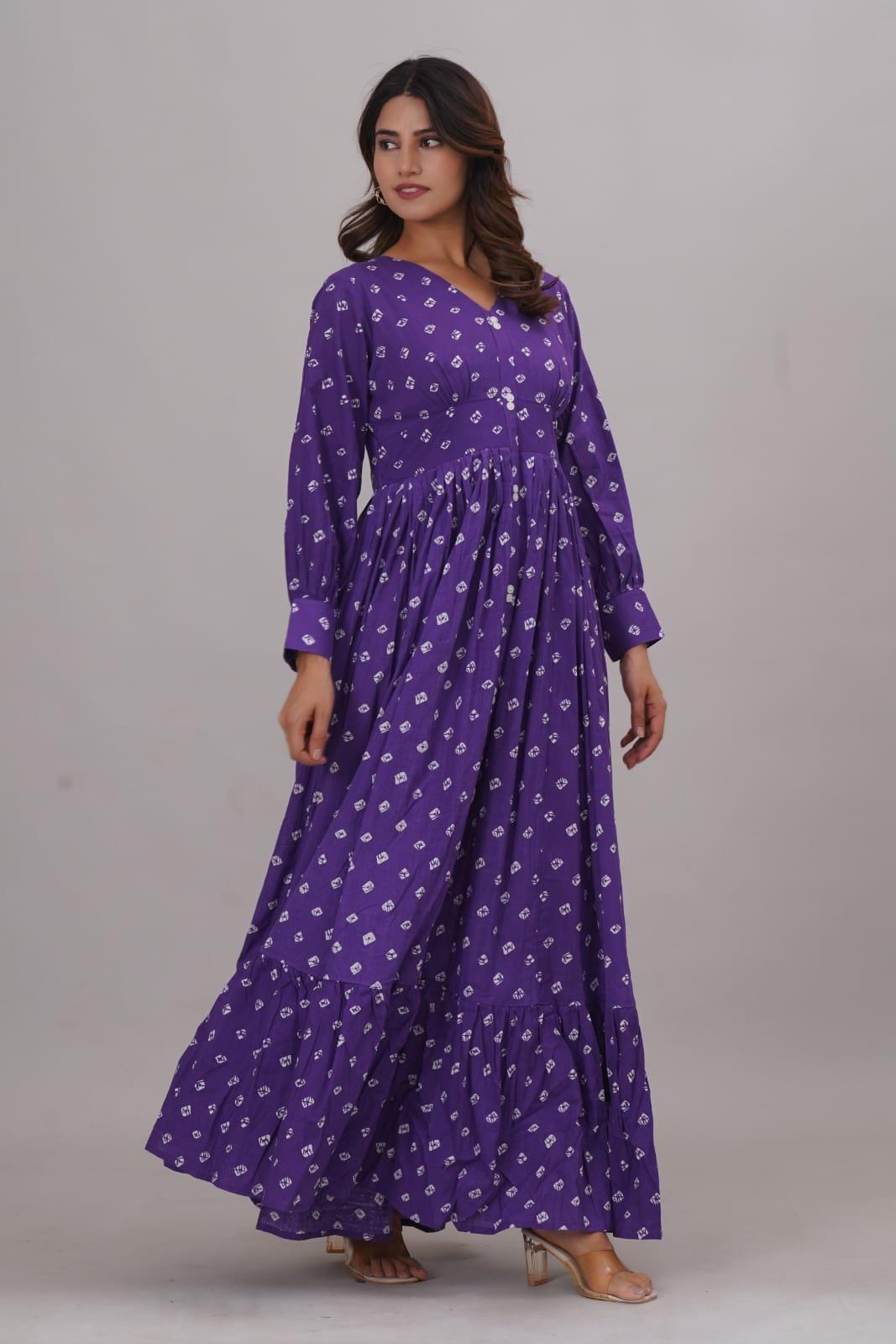 Purple Polka Dot Dress Plus Size - Etsy UK