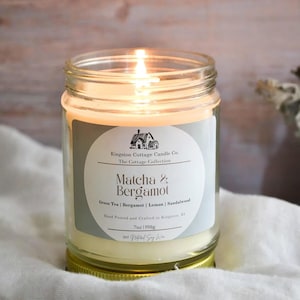 Matcha and Bergamot Candle
