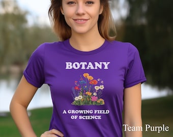 Botanik wachsendes Feld T-Shirt: Lustiges Pflanzen Liebhaber Shirt und Geschenk