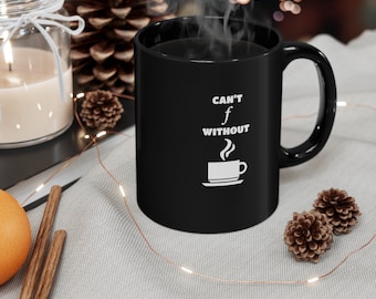 Can't Function Without Coffee Ceramic Mug, Funny Math Gift