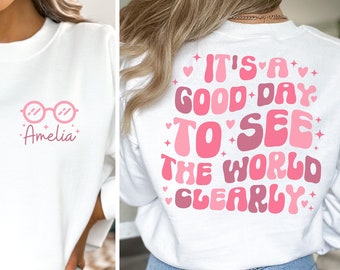 Personalized Optometrist Sweatshirt, Optometry Shirt, Vision Assistant Sweater, Ophthalmologist Gift Tee, Optometry Student Graduation Gift