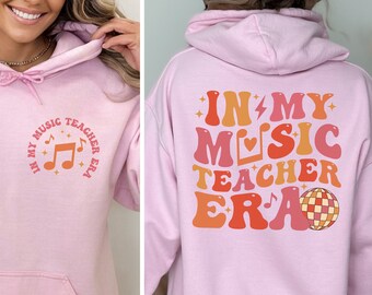 私の音楽教師時代のシャツ、音楽教師へのギフト、音楽教師のスウェットシャツ、新学期ギフト、教師へのギフト、私の教師時代、ミュージシャン