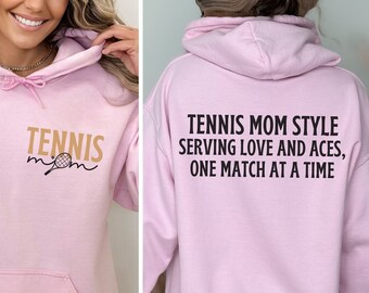 Tennis Mom Shirt, Tennis Mom Sweatshirt, Tennis Mama Tshirt, Tennis Mom Gift, Cute Tennis Shirt for Mom, Game Day Tee, Sports Mom Hoodie