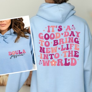 Personalized Doula Shirt, Labor and Delivery Nurse, Custom Doula Sweatshirt, Midwife T-shirt, Pregnancy Support Shirt, Birth Coach Shirt