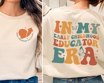 Early Childhood Educator Sweatshirt, Daycare Babysitter Gift for Daycare Teacher Shirt for ECE Teacher Hoodie, Toddler Squad Team T-Shirt