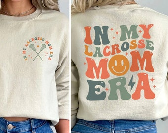 Lacrosse-tröja för mamma, lacrosse-tröja för mamma, söt lacrosse-tröja för mamma, lacrosse-mamma-present till mors dag, matchdag, sport, mamma-tröja
