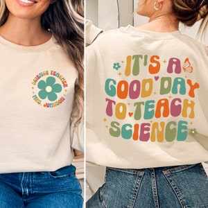Personalized Science Teacher Shirt, In My Science Teacher Era Sweatshirt, Science Lover Tee, Science Teacher Gift, Science Shirt for Teacher