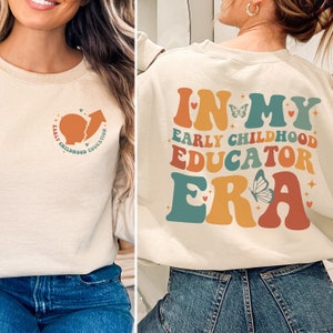 Early Childhood Educator Sweatshirt, Daycare Babysitter Gift for Daycare Teacher Shirt for ECE Teacher Hoodie, Toddler Squad Team T-Shirt