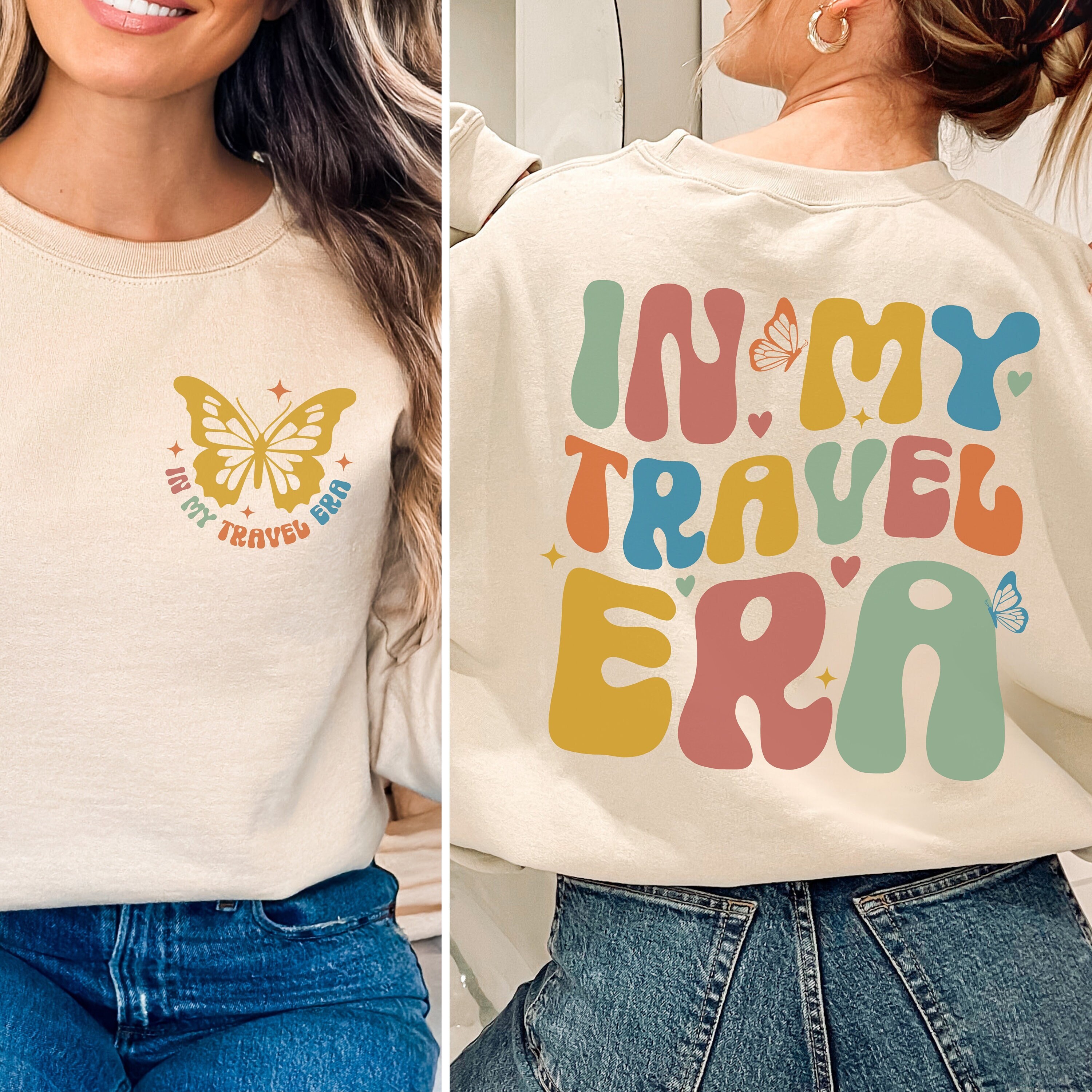 In My Travel Era Shirt, Traveler Sweatshirt, Travel Gift, Vacation Shirt, Adventure Tshirt, Traveler Gift, Travel Lover, Funny Travel Shirt