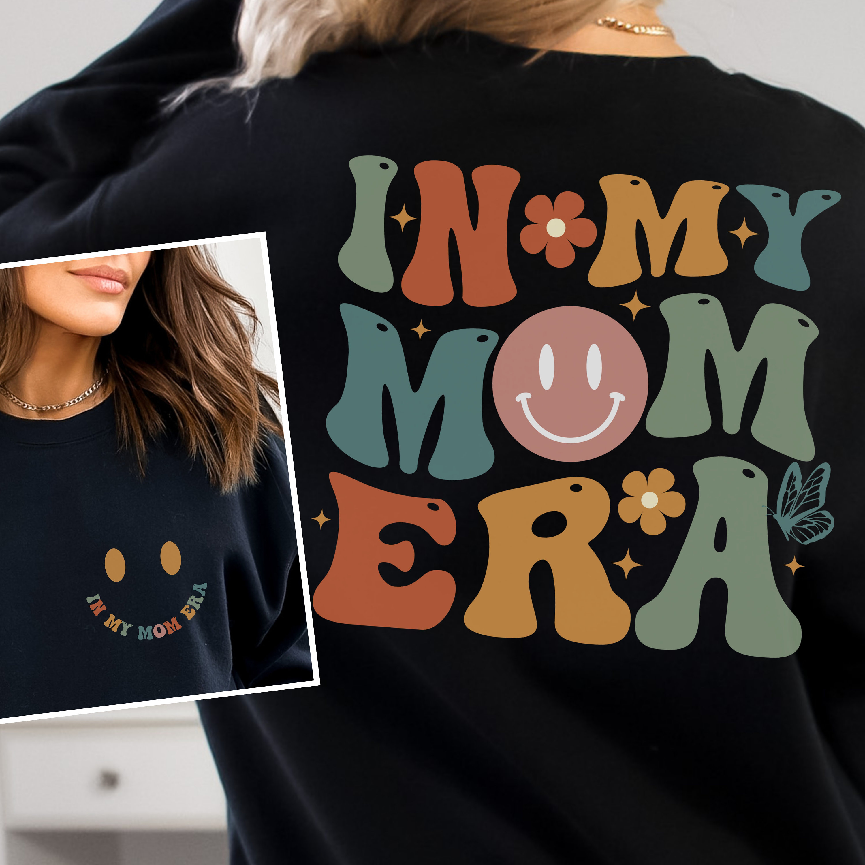 Sweat-shirt In My Mama Era – Pull Tendance Pour Maman Fière, Col Rond Confortable Et Style Décontracté