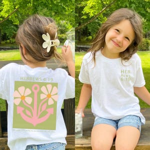 HEBREWS 6:19 Cute Christian Tee, Kids Christian shirts, Christian Toddler Shirt, God Shirt for Kids, Kids Christian Clothes Child Of God