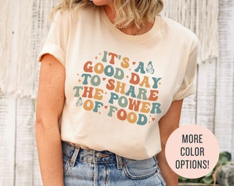 Camisa de dietista registrada, Es un buen día para compartir el poder de la comida, Regalo para dietista, Regalo de Rd Grad, Sudadera de dietista, Nutricionista