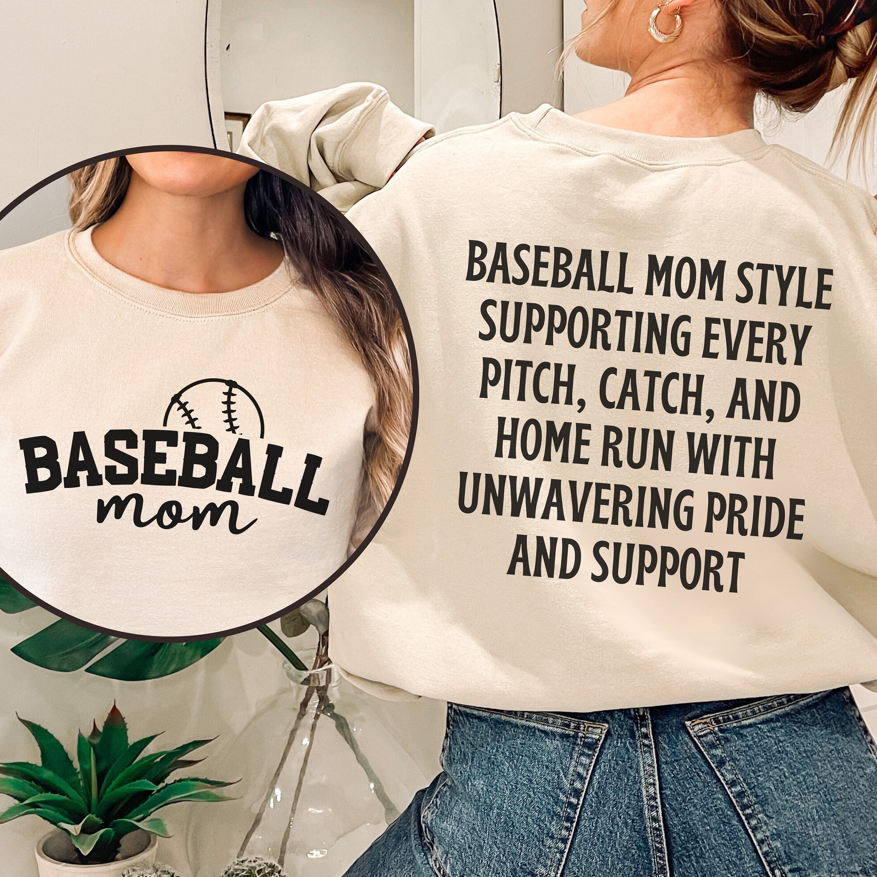 Baseball Mom Sweatshirt, Baseball Mama Shirt, Baseball Season Tee, Game Day Shirt, Family Baseball Shirt, Sports Mom, Baseball Shirt for Mom