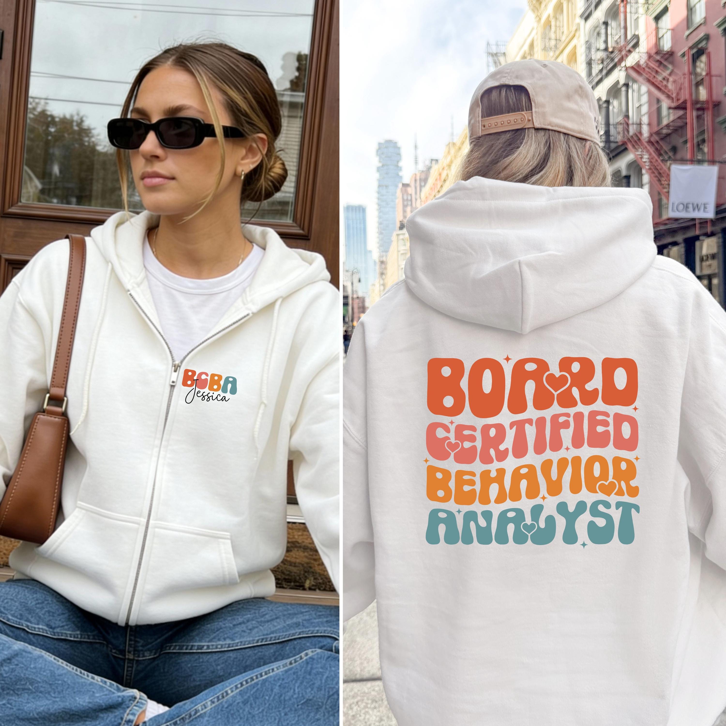 BCBA Zip Hoodie – Board Certified Behavior Analyst Hoodie, ABA