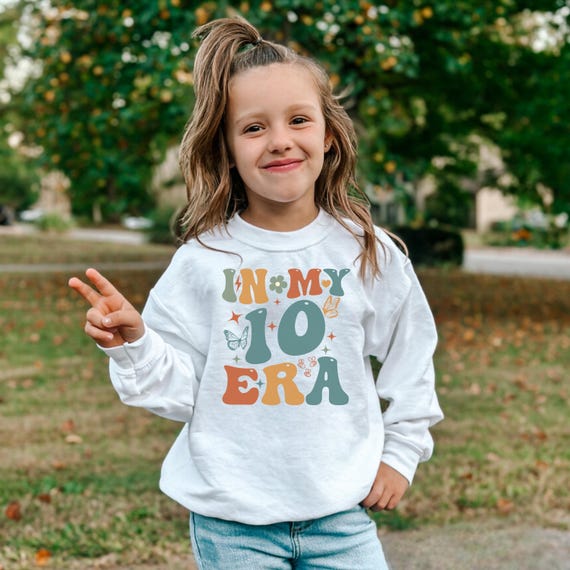 10th Birthday Hoodie For 10 Year Old Boy In My 10th Era Sweatshirt - Main Image