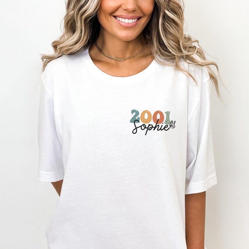 Personalized 25th Birthday Shirt, In My 25 Era Sweatshirt, 25 Birthday T-Shirt, 25th Birthday Gift For Her, Funny Birthday Shirt, Unisex Tee image 6