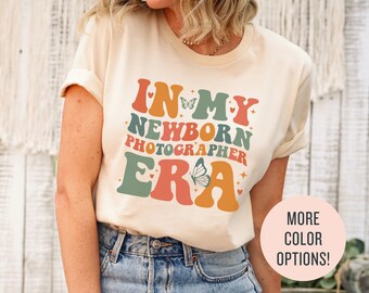 Chemise époque photographe nouveau-né, cadeau photographe nouveau-né pour chemise bébé murmure, cadeaux photographie bébé, pull photographe naissance