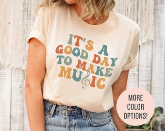 It's A Good Day To Make Music Shirt, Music Teacher Sweatshirt, Gift for Music Teacher, Back To School Gift, Teacher Appreciation Gift