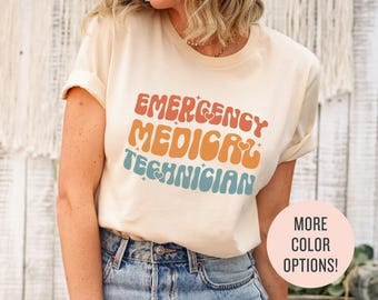 Camiseta de técnico de emergência médica, moletom de enfermeira paramédica, presente de paramédico para camiseta de enfermeira paramédica, suéter de paramédico, camisetas da moda para presentes de paramédica
