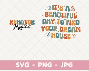 パーソナライズされた不動産業者のPNG、SVG、JPGファイル
