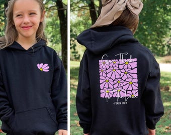 Psalm 136:1 Youth Hoodie, Thankful Christian Kids Sweatshirt, Give Thanks To The Lord Hoodie